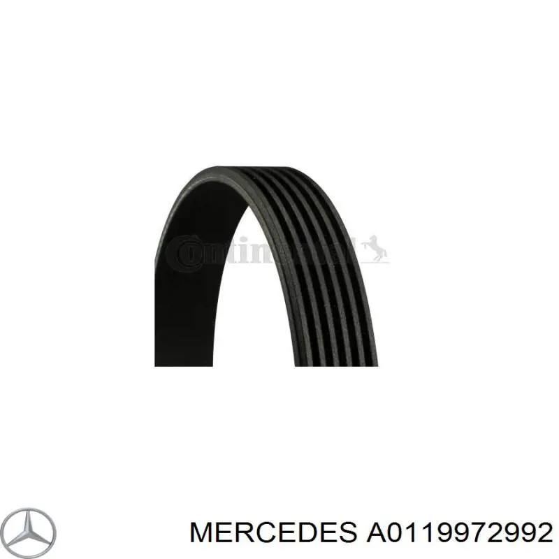 119972992 Mercedes Поликлиновый ремень
