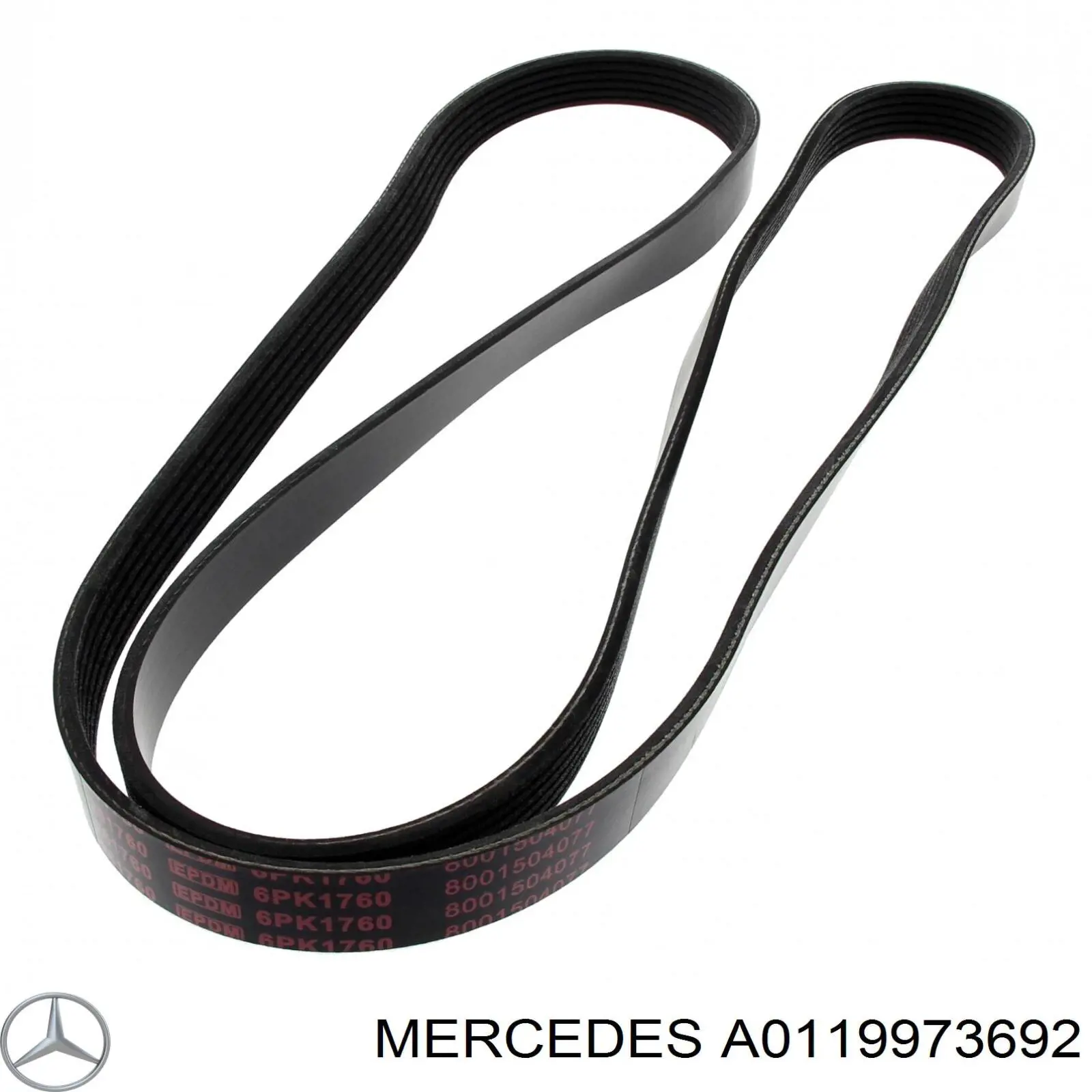 0119973692 Mercedes Поликлиновый ремень