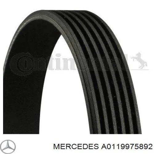 Клиновый ремень Mercedes A0119975892 цена, от 10.38 USD