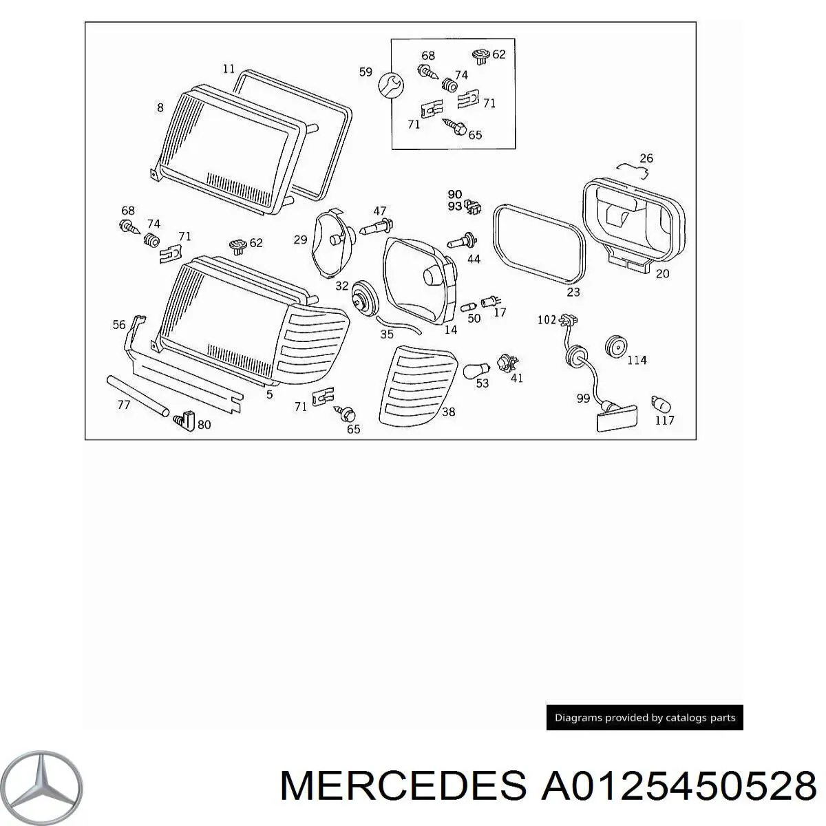 A0125450528 Mercedes 