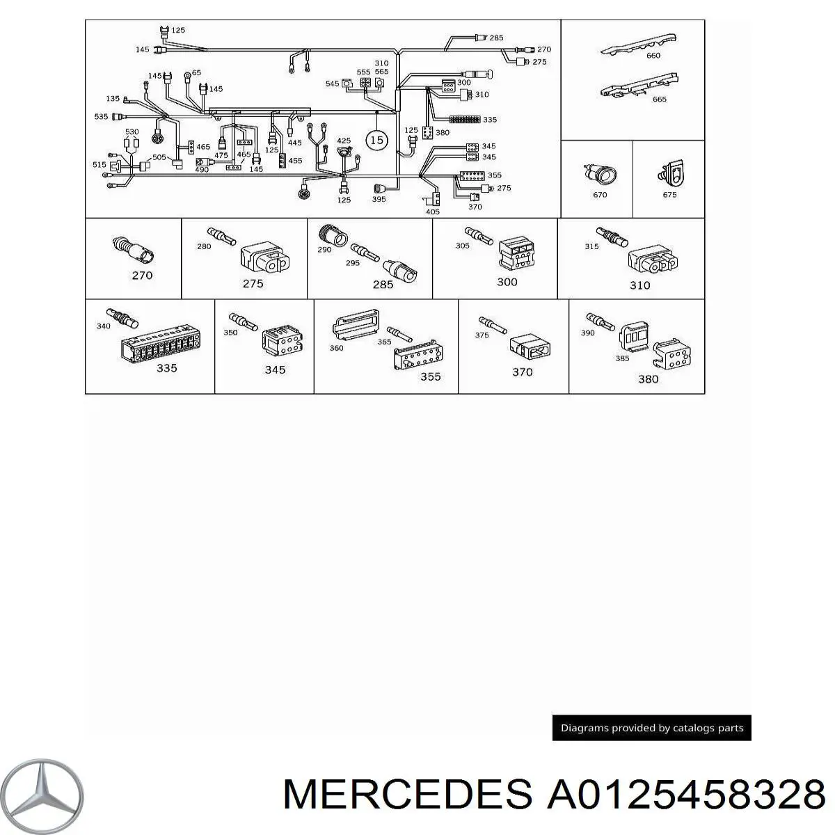  Mercedes 0125458328 цена, от 5.64 USD