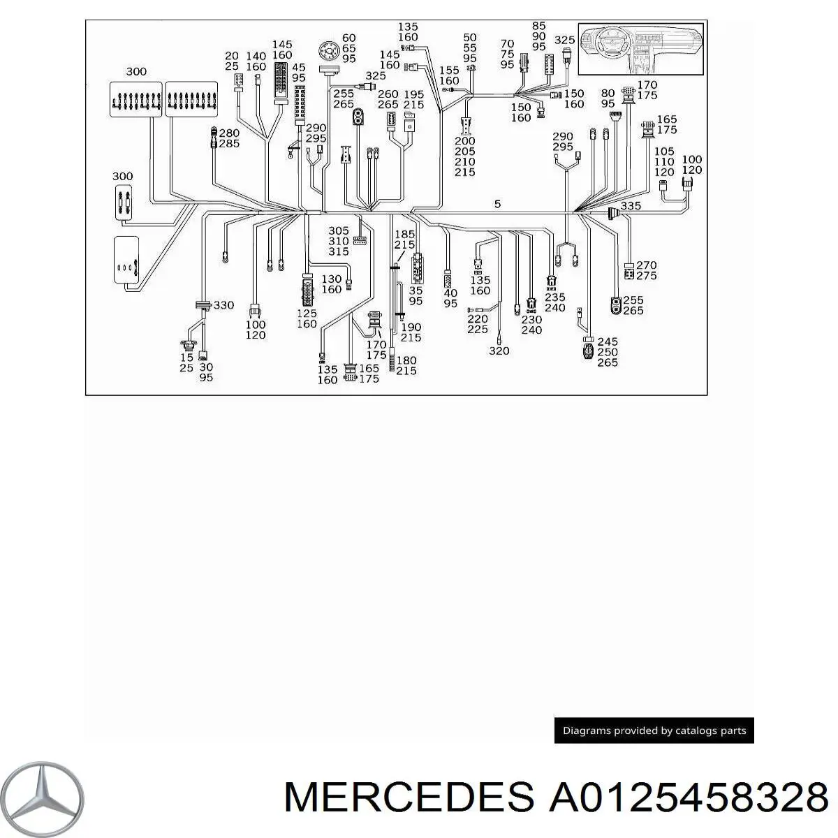 Купить 0125458328 Mercedes 