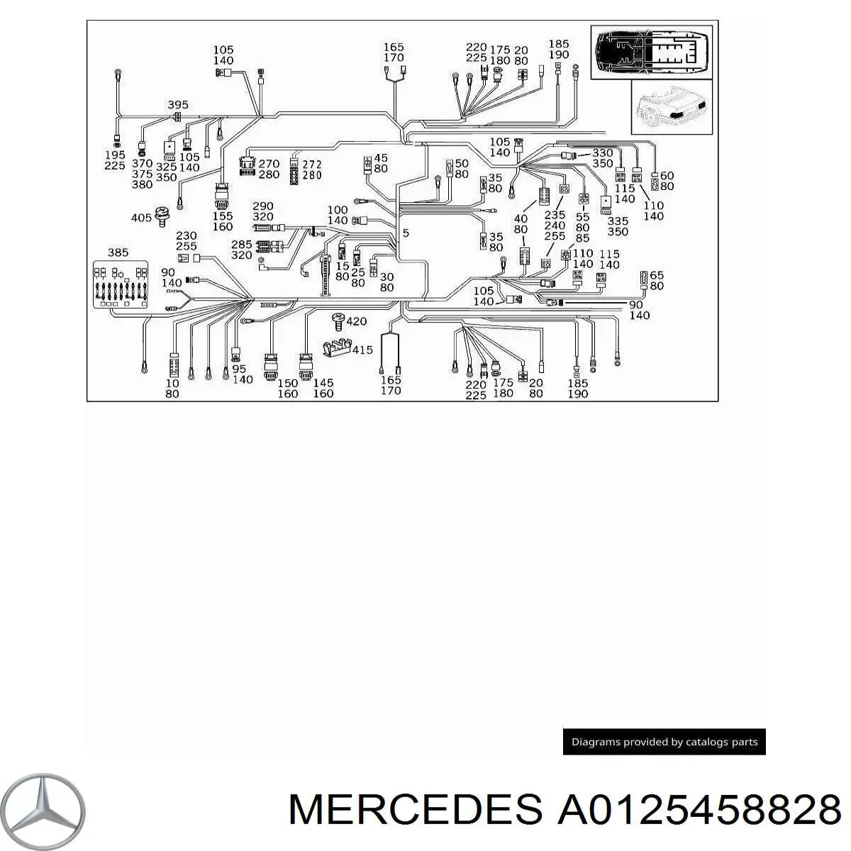 Купить A0125458828 Mercedes 