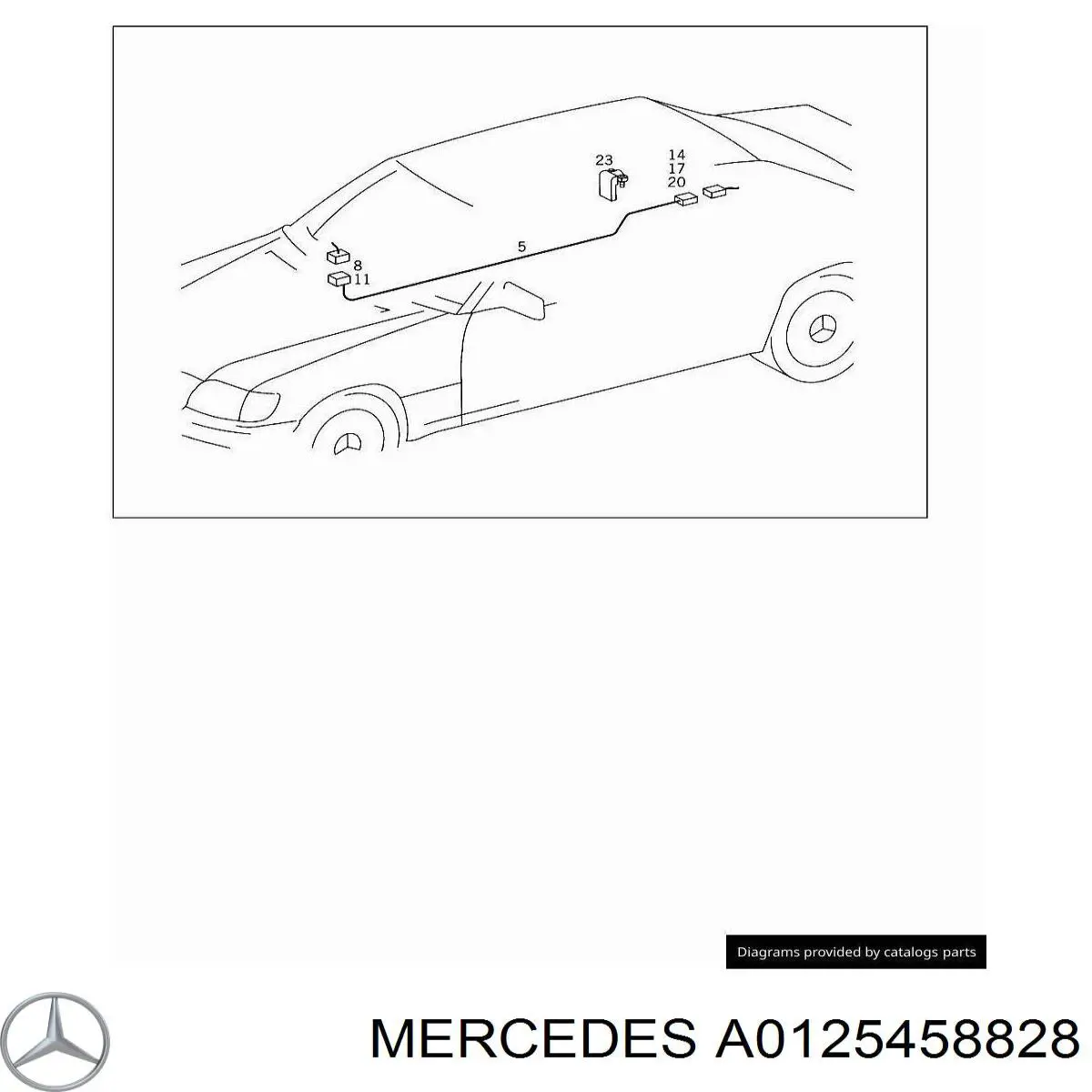  Mercedes A0125458828 цена, от 5.66 USD