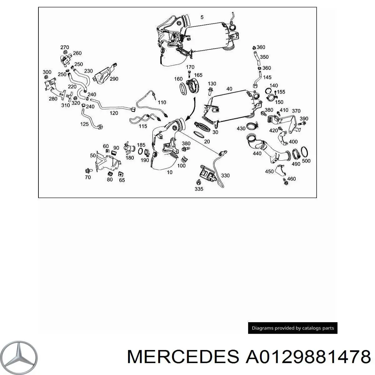  Mercedes A0129881478 цена, от 0.24 USD