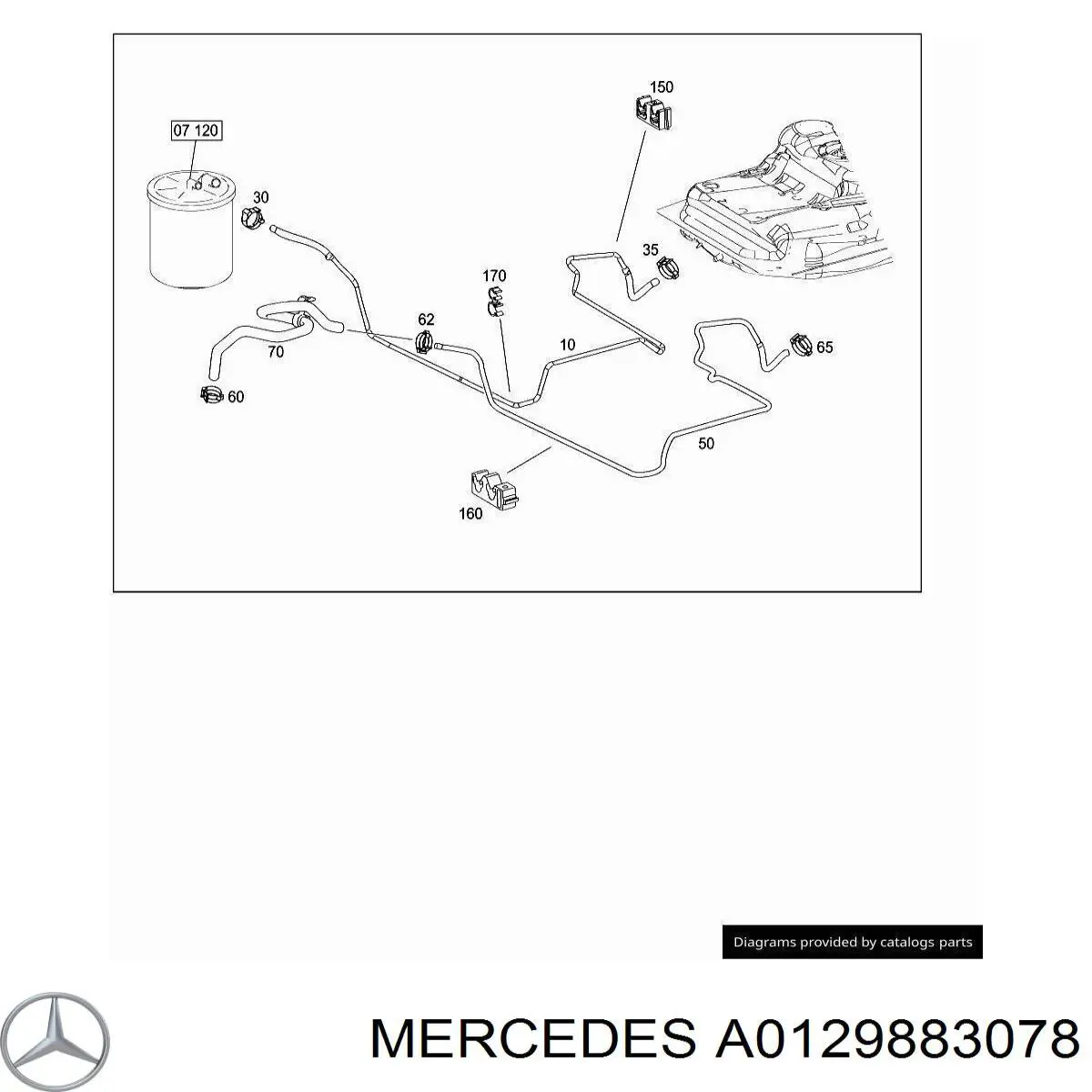  A0129883078 Mercedes