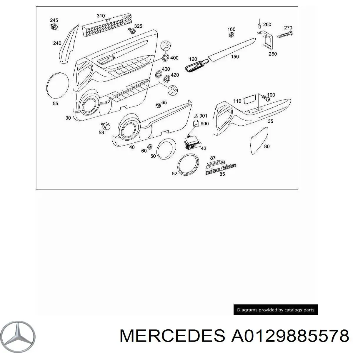 A0129885578 Mercedes 