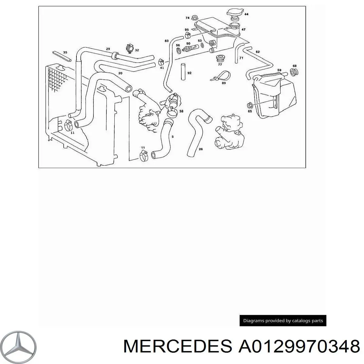  A0129970348 Mercedes