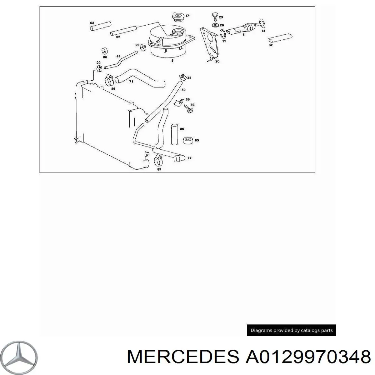  Mercedes A0129970348 цена, от 4.59 USD