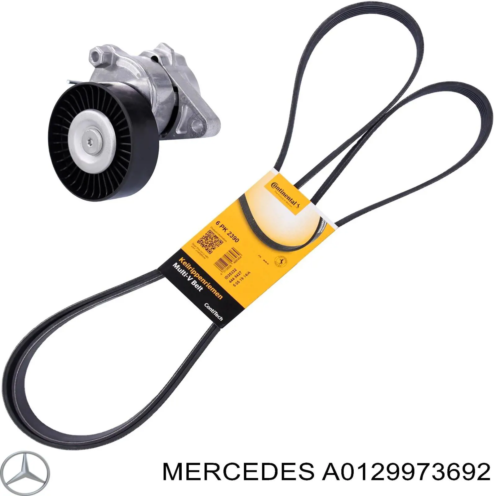 Ремень генератора A0129973692 Mercedes