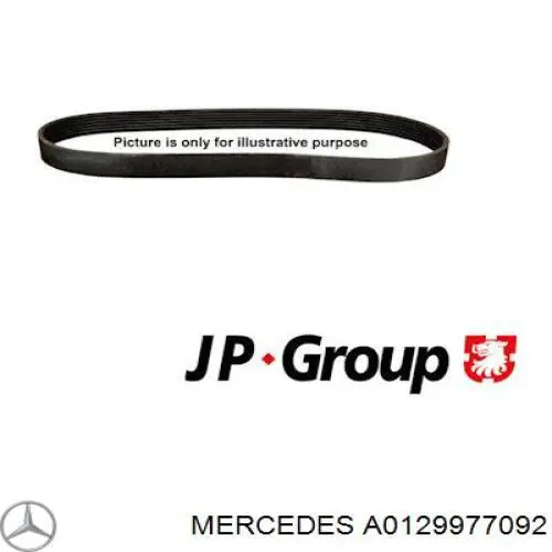 Клиновый ремень Mercedes A0129977092 цена, от 21.51 USD