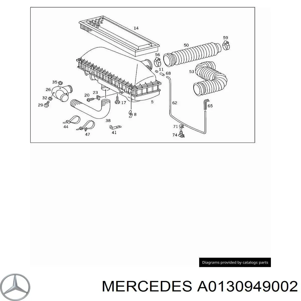 A0130949002 Mercedes 