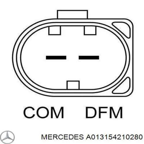 Генератор A013154210280 Mercedes