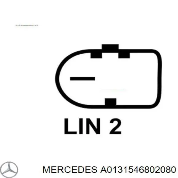 Автомобильный генератор Mercedes A0131546802080 цена, от 177.37 USD