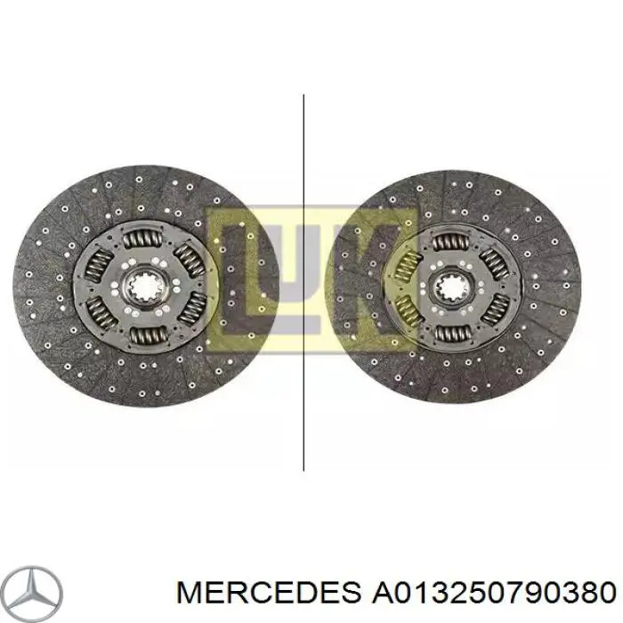 Диск сцепления A013250790380 Mercedes