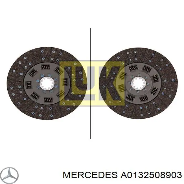 A0132508903 Mercedes диск сцепления