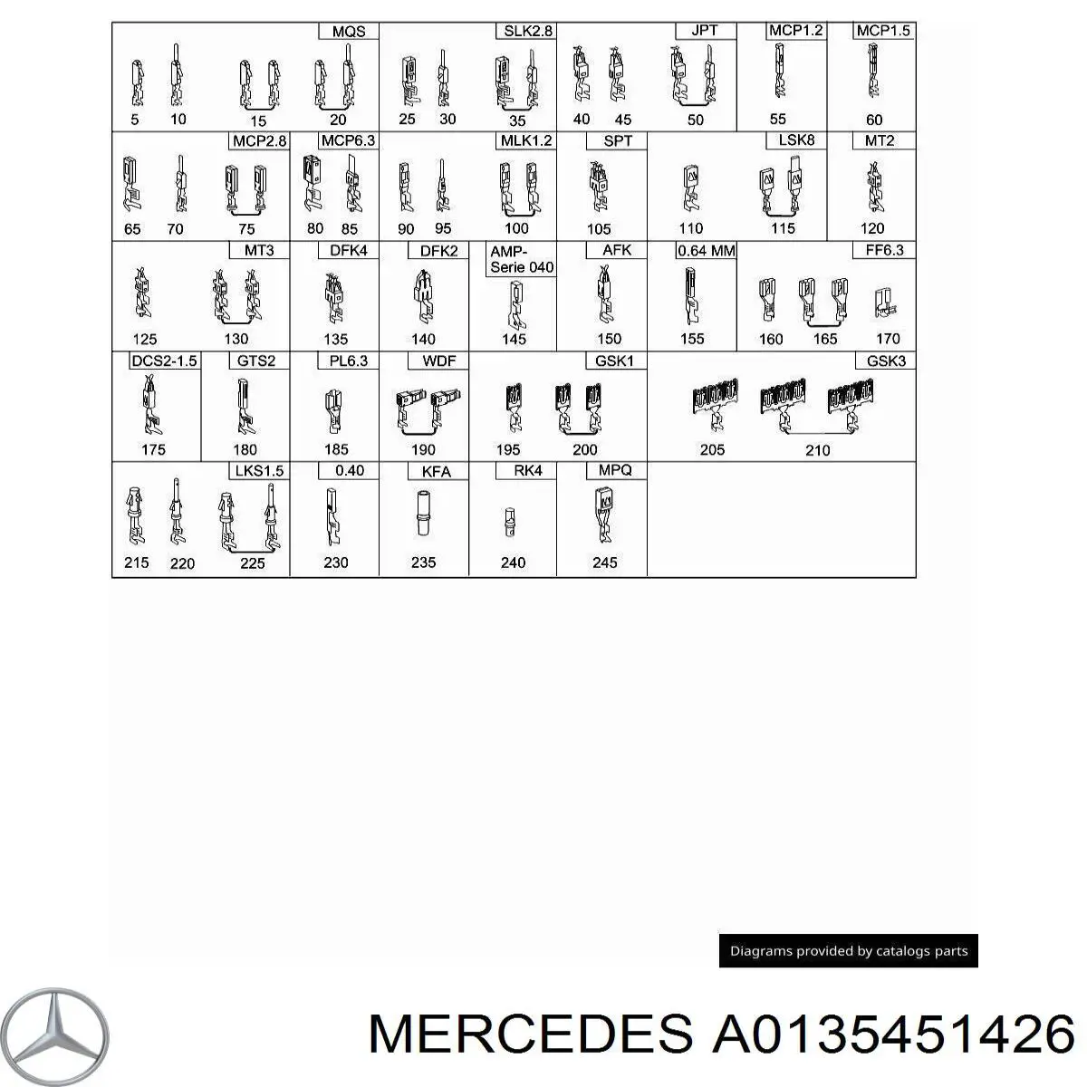  Mercedes A0135451426 цена, от 18.30 USD