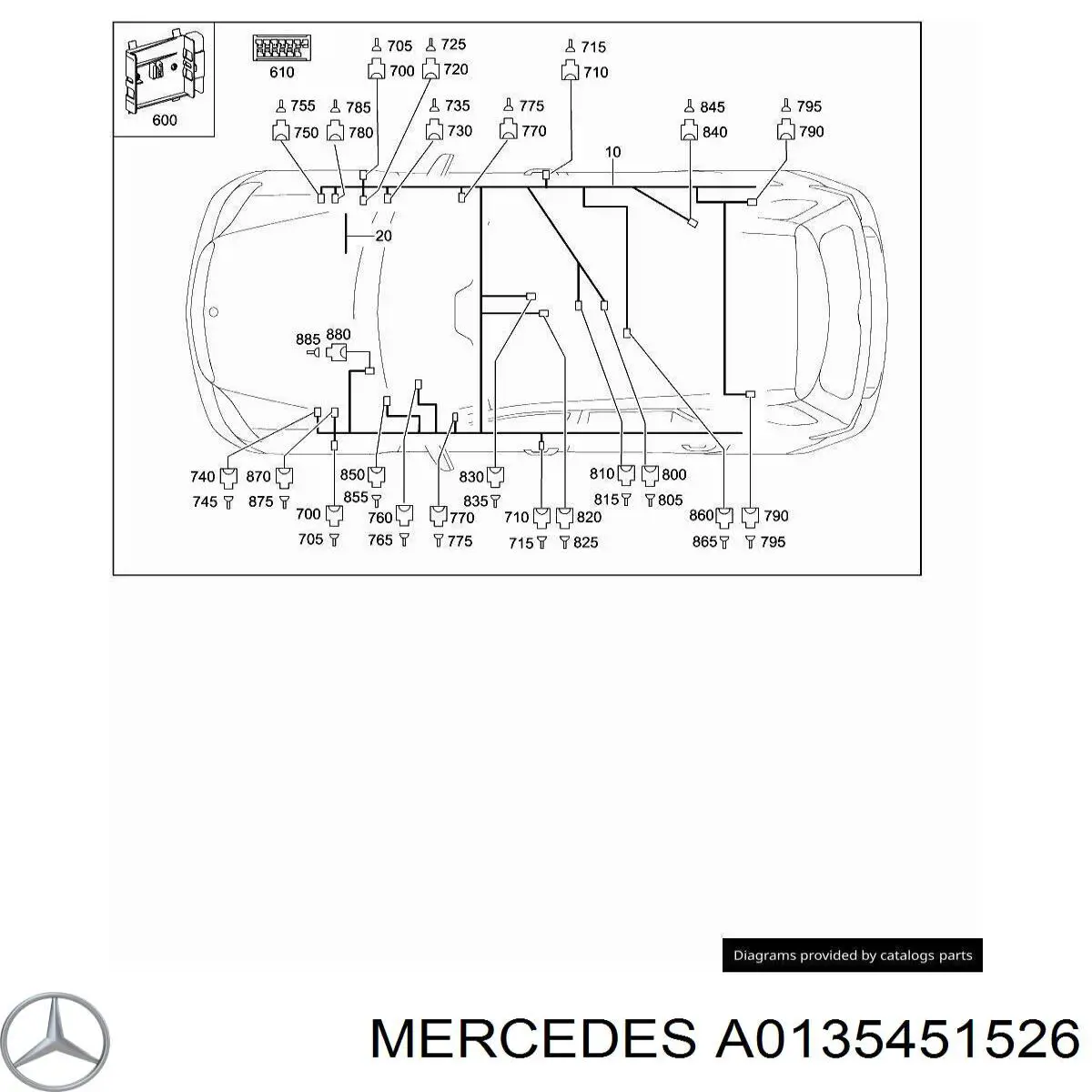  0135451526 Mercedes