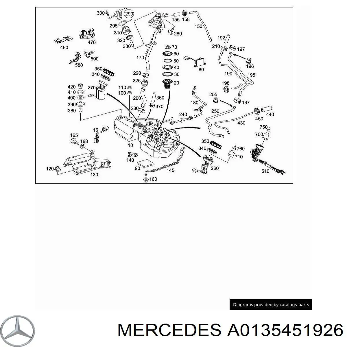 Купить A0135451926 Mercedes 