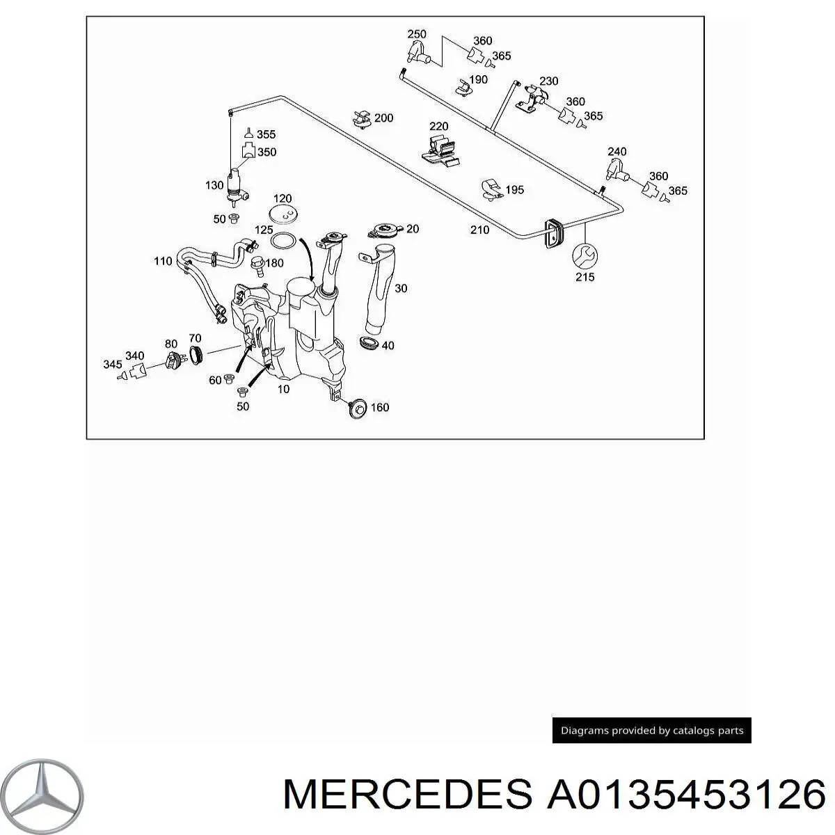  Mercedes A0135453126 цена, от 2.10 USD