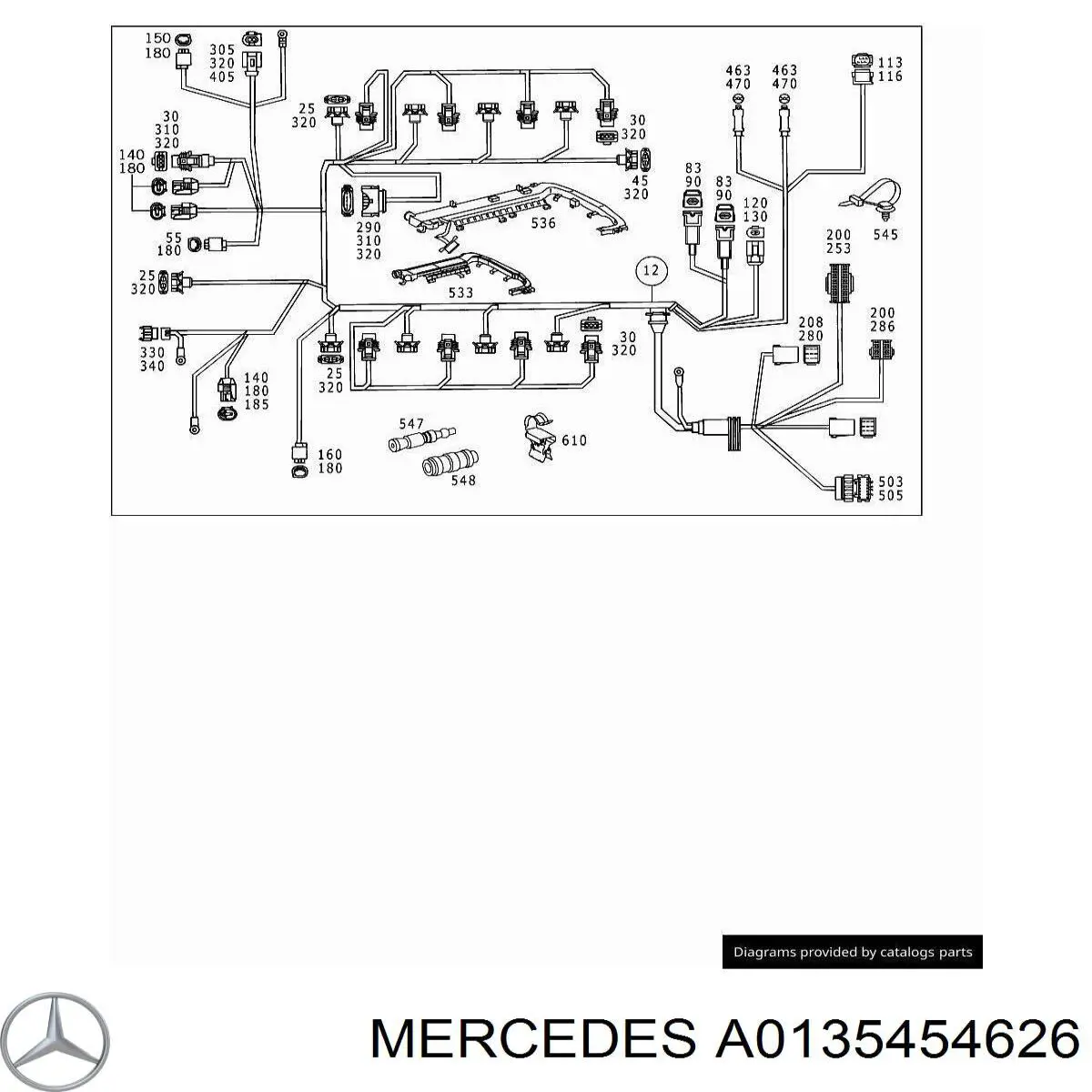  Mercedes A0135454626 цена, от 1.78 USD