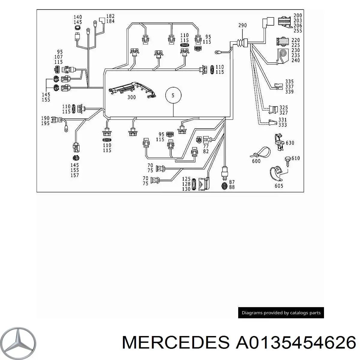 A0135454626 Mercedes 