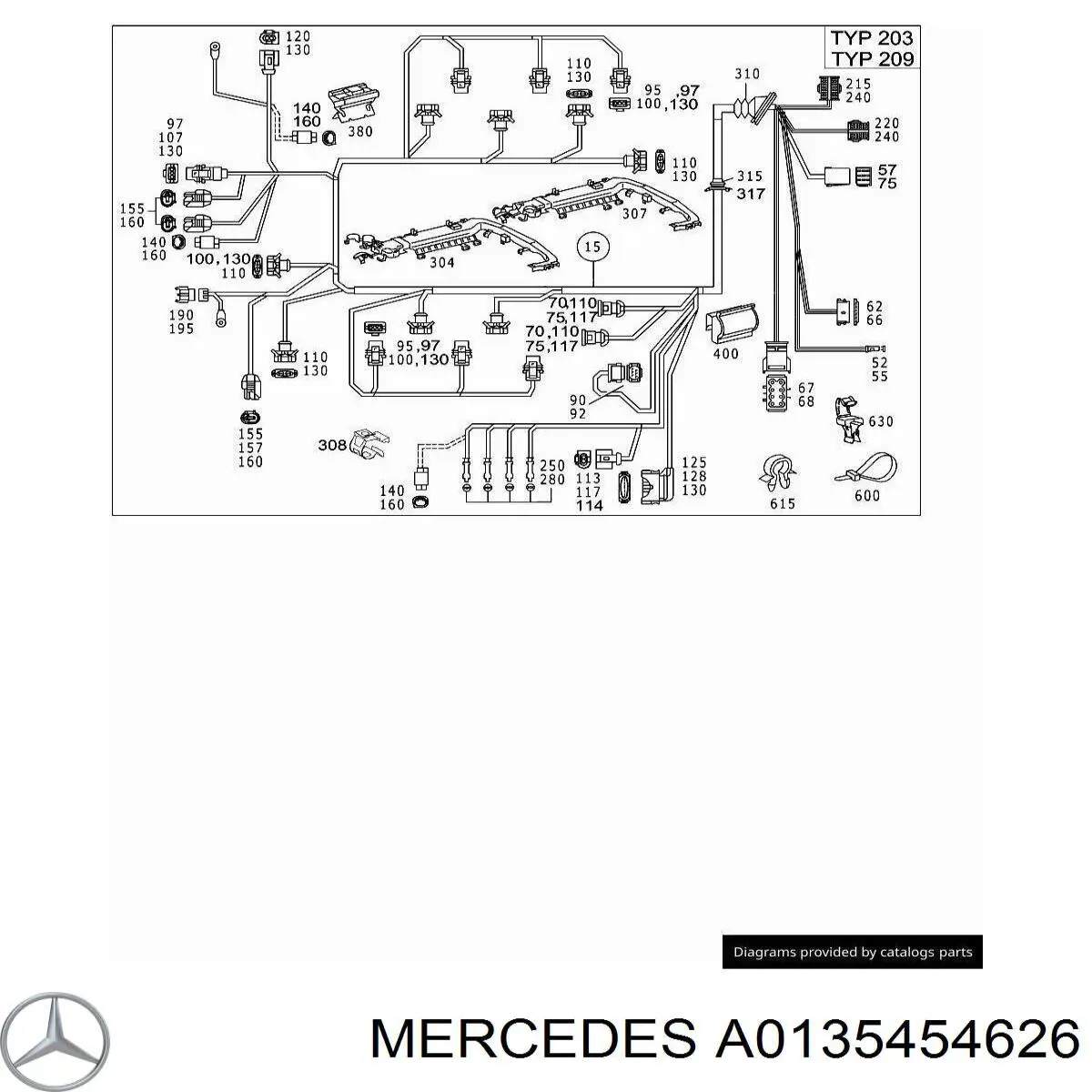 Купить A0135454626 Mercedes 