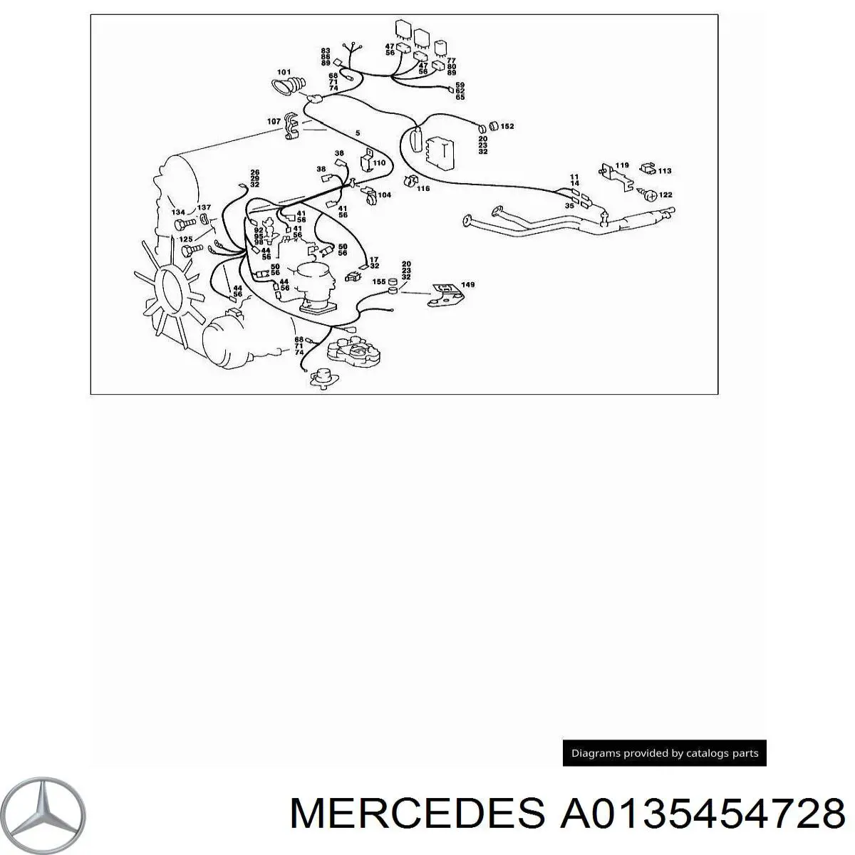  A0135454728 Mercedes