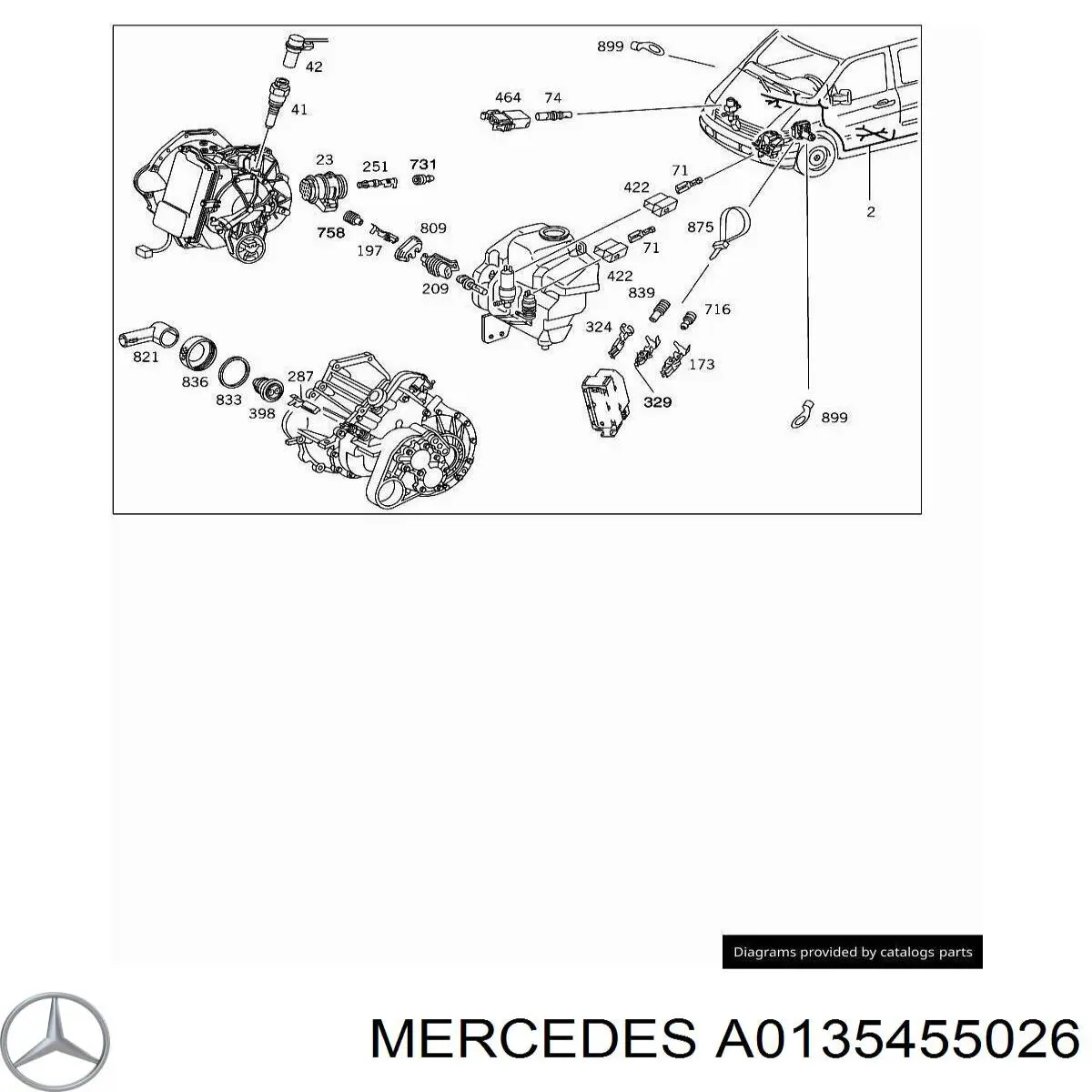 A0135455026 Mercedes 
