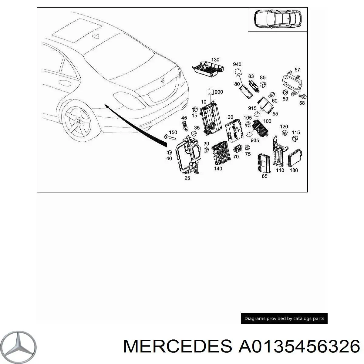 Купить A0135456326 Mercedes 