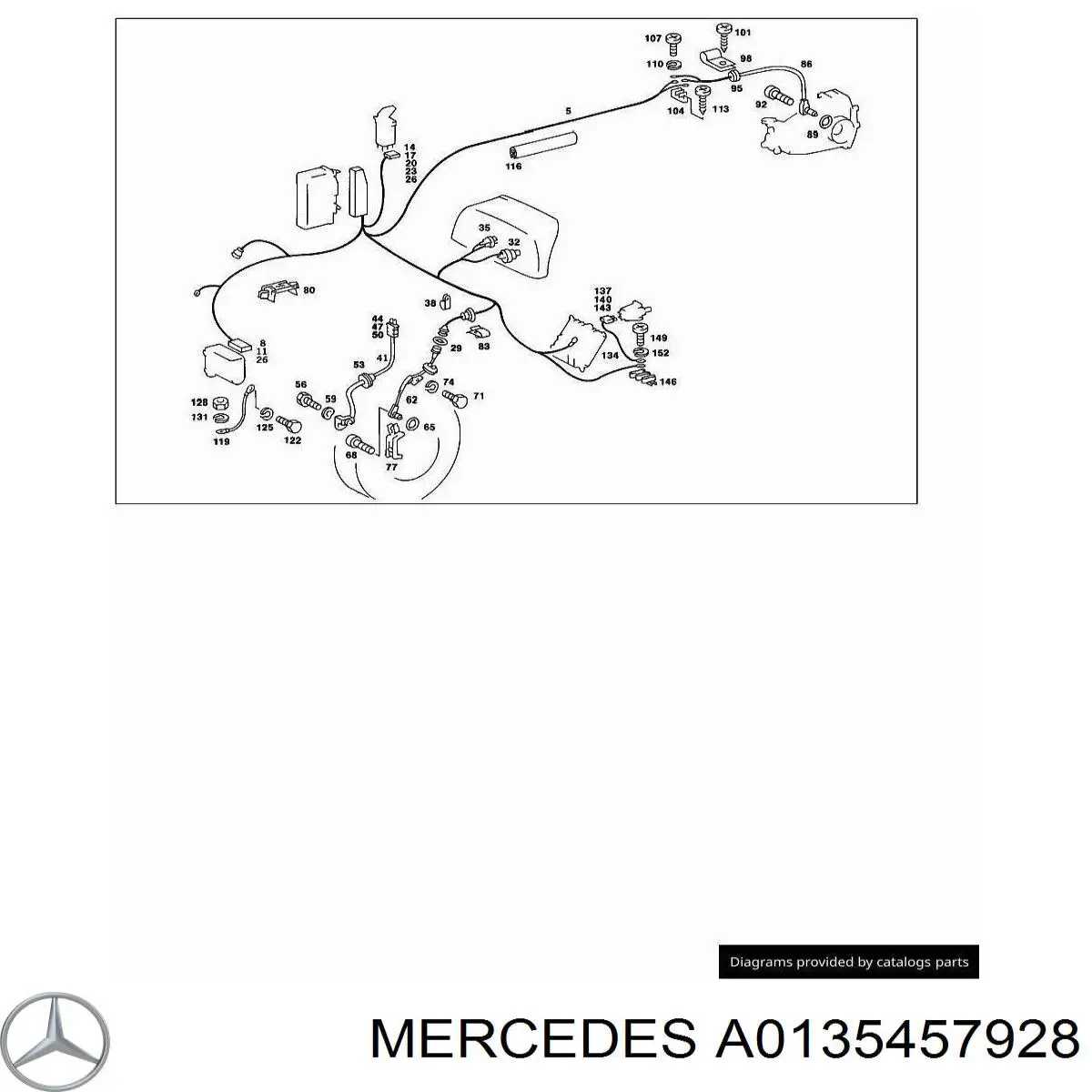  Mercedes A0135457928 цена, от 4.81 USD