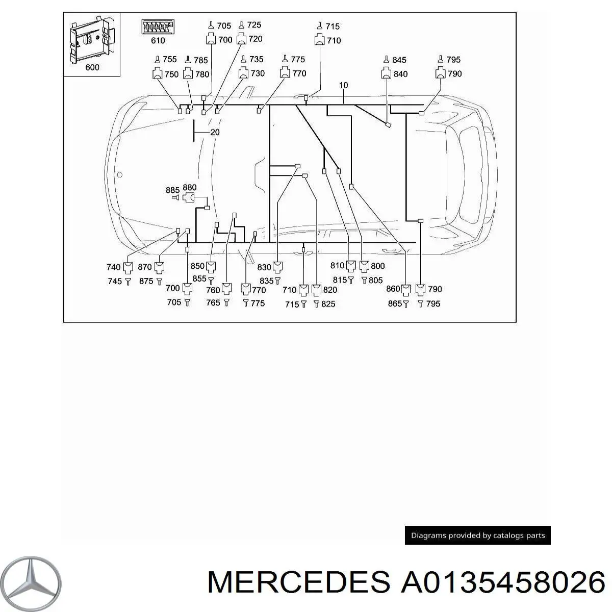Купить A0135458026 Mercedes 
