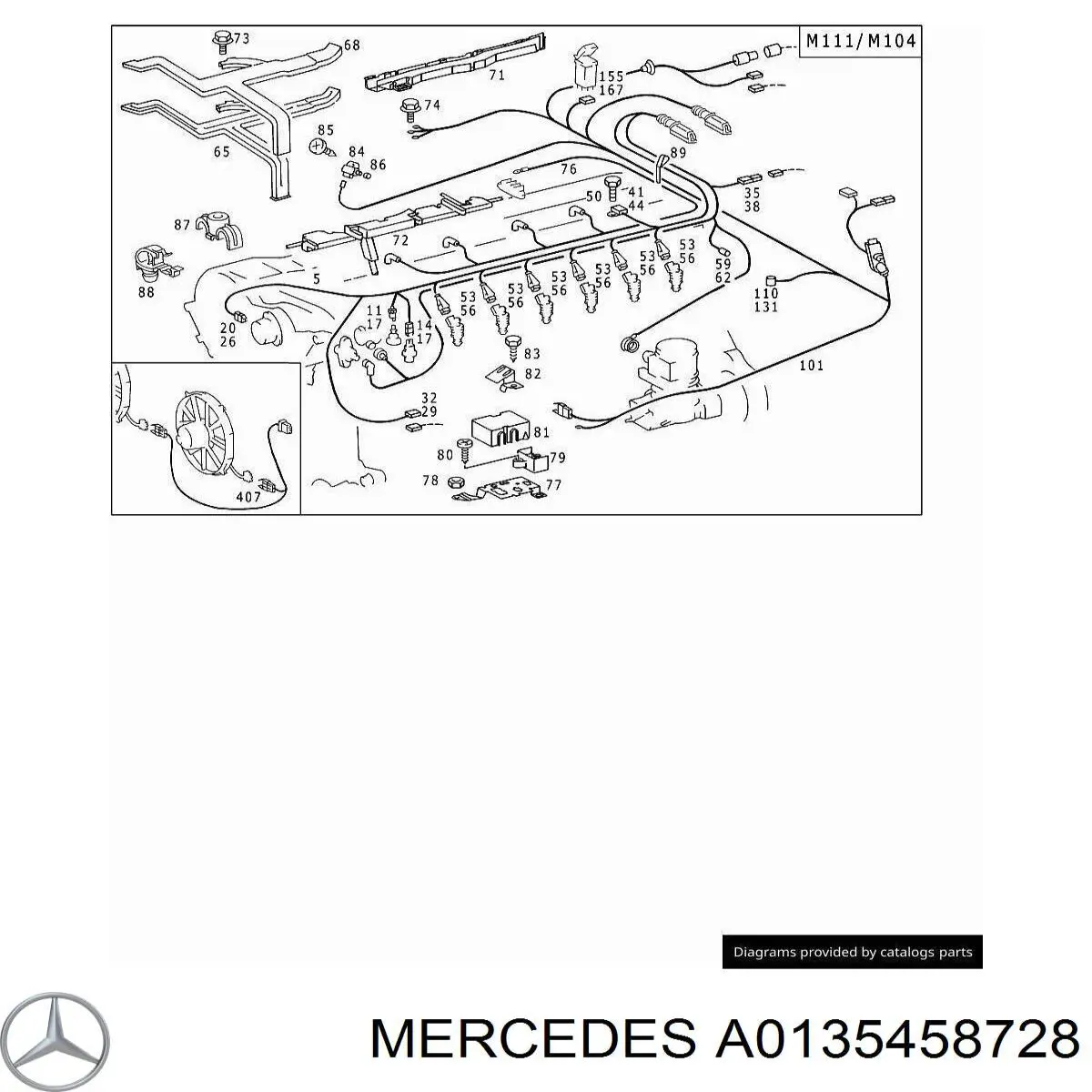 A0135458728 Mercedes 