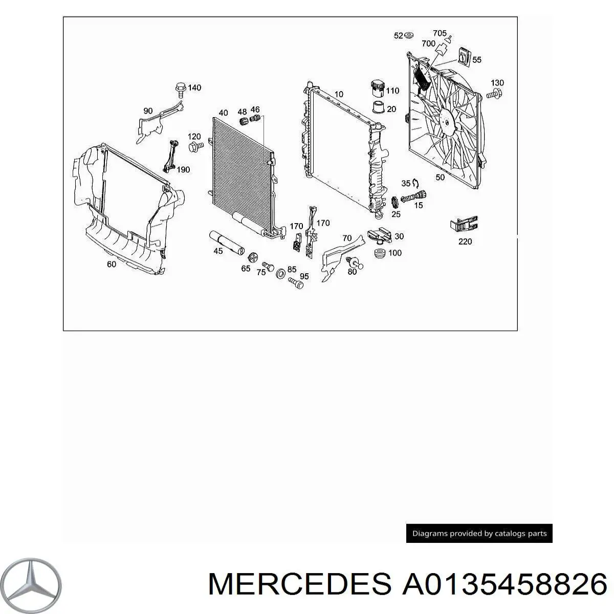  Mercedes A0135458826 цена, от 3.12 USD