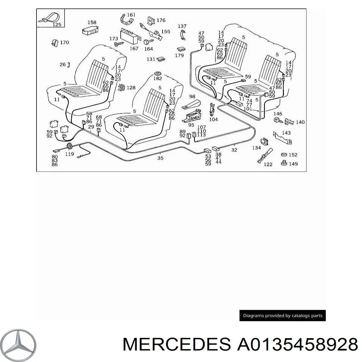  Mercedes 0135458928 цена, от 6.21 USD