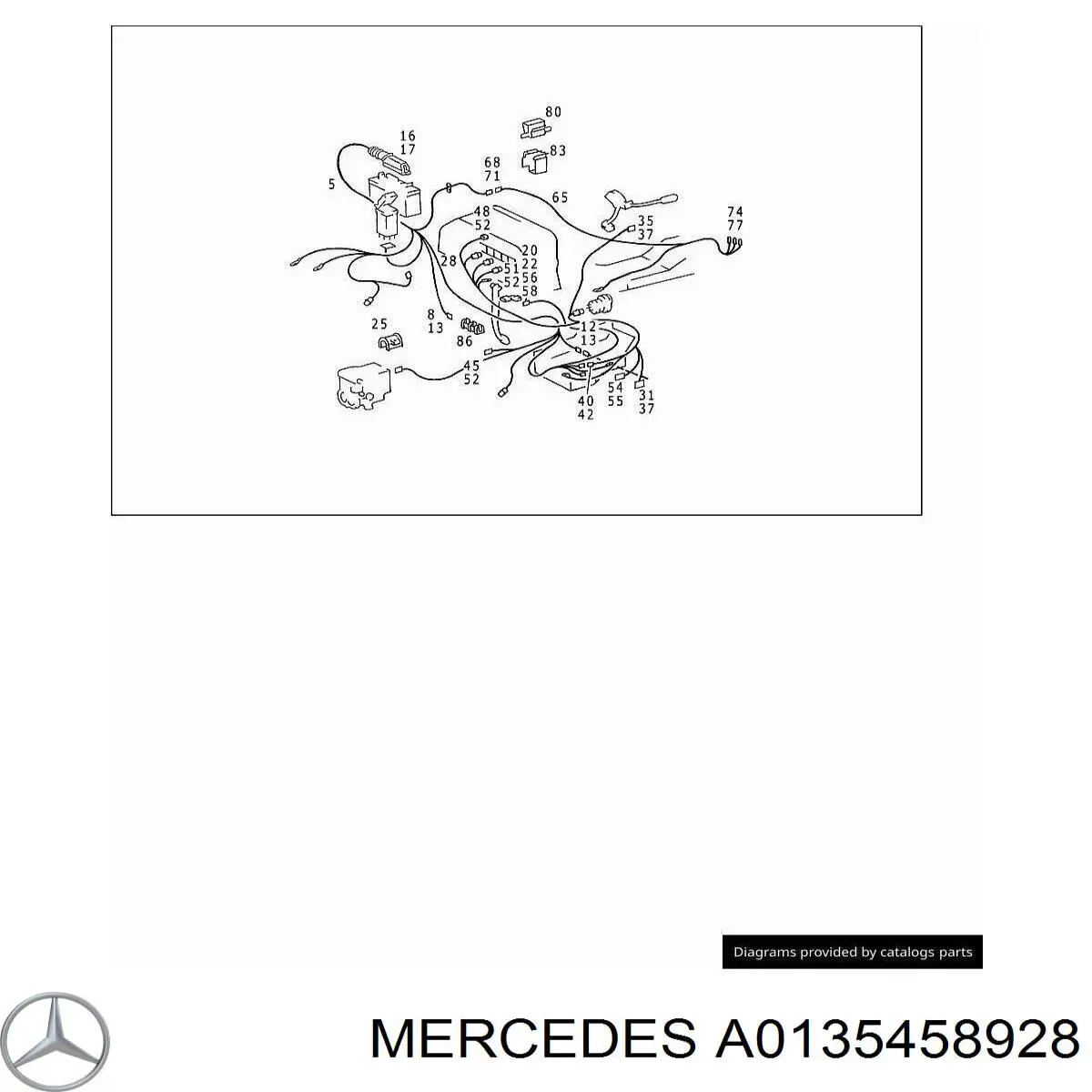 Купить 0135458928 Mercedes 