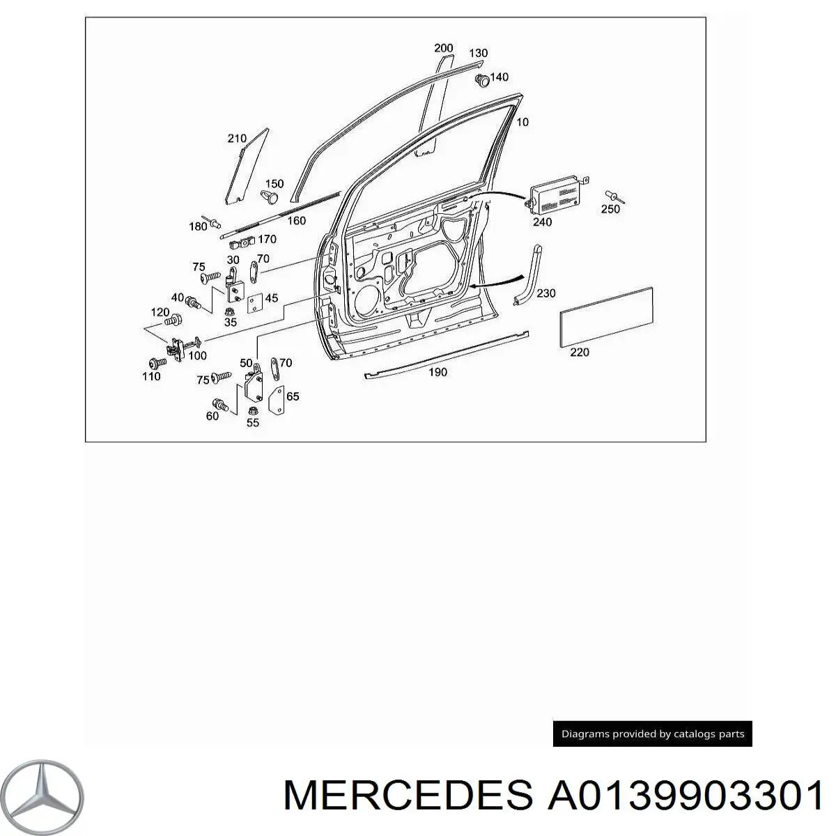 A0139903301 Mercedes 