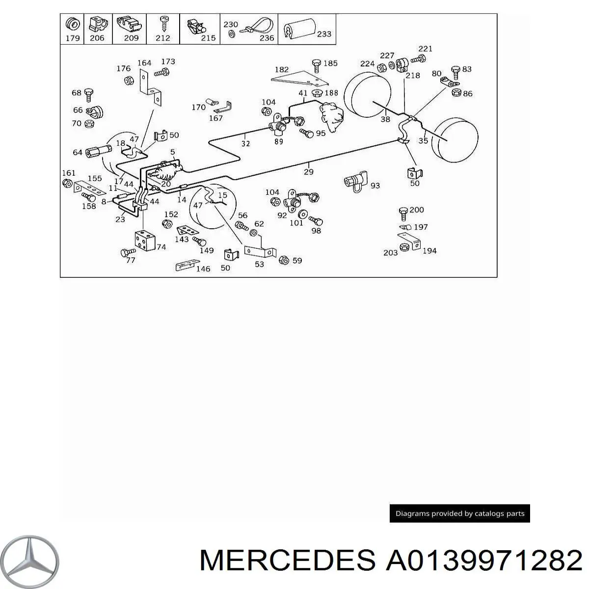  A0139971282 Mercedes