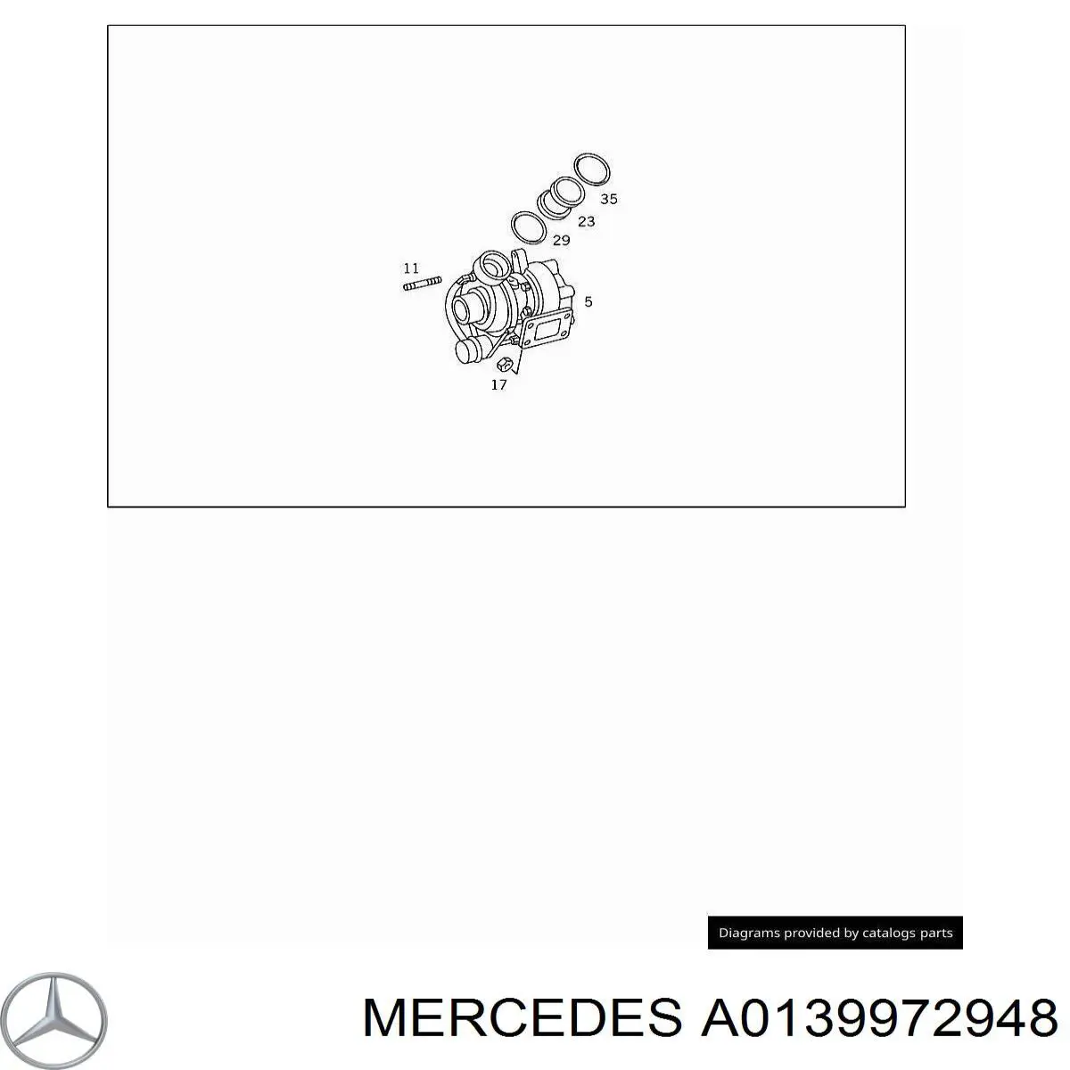 A0139972948 Mercedes 