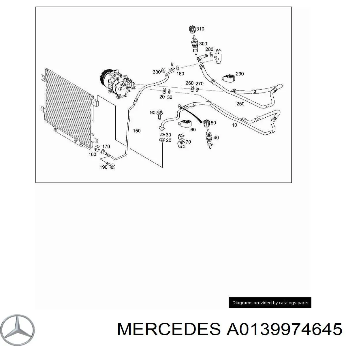  Mercedes A013997464564 цена, от 3.37 USD