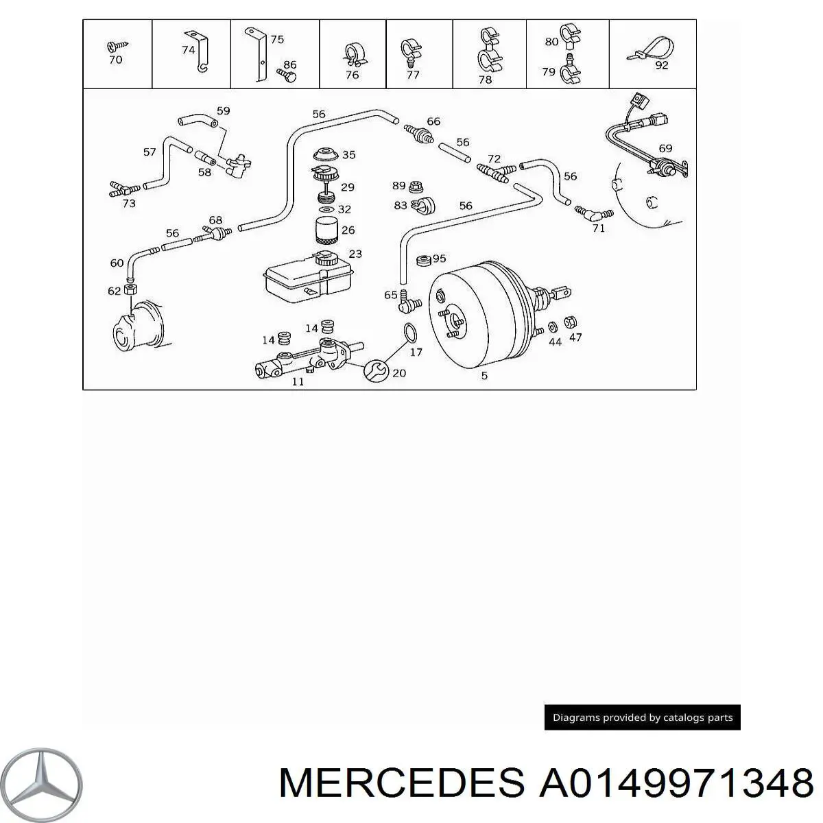 A0149971348 Mercedes 