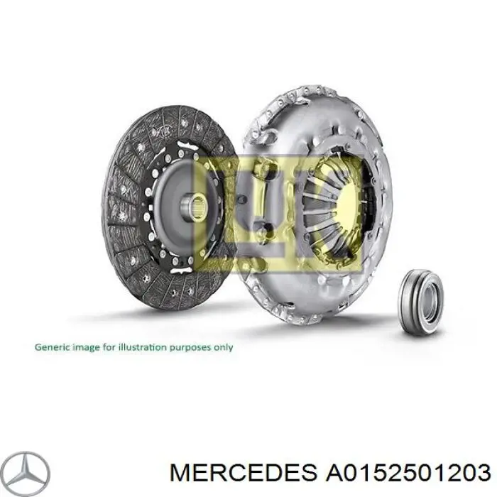 Диск сцепления Mercedes A0152501203