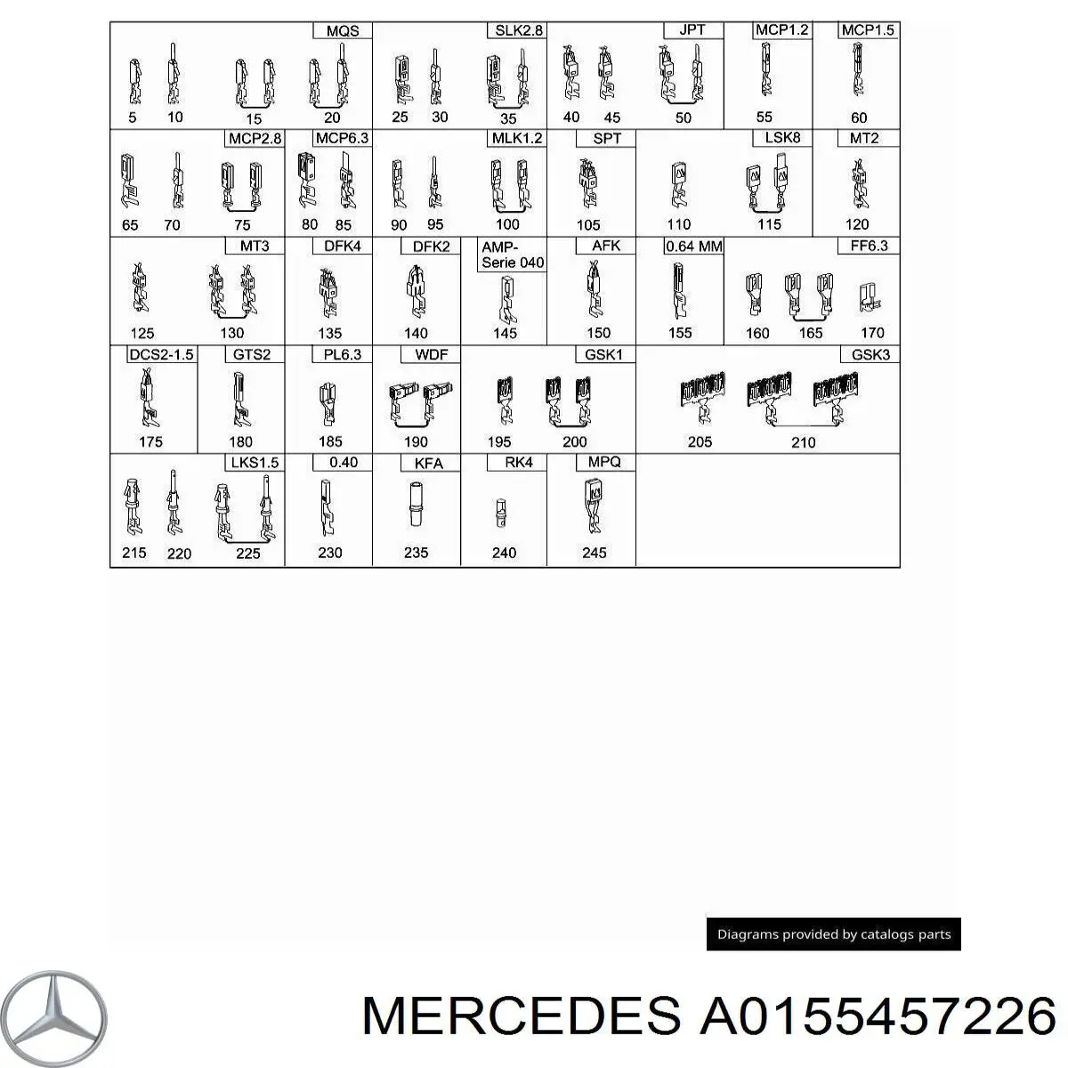 A0155457226 Mercedes 