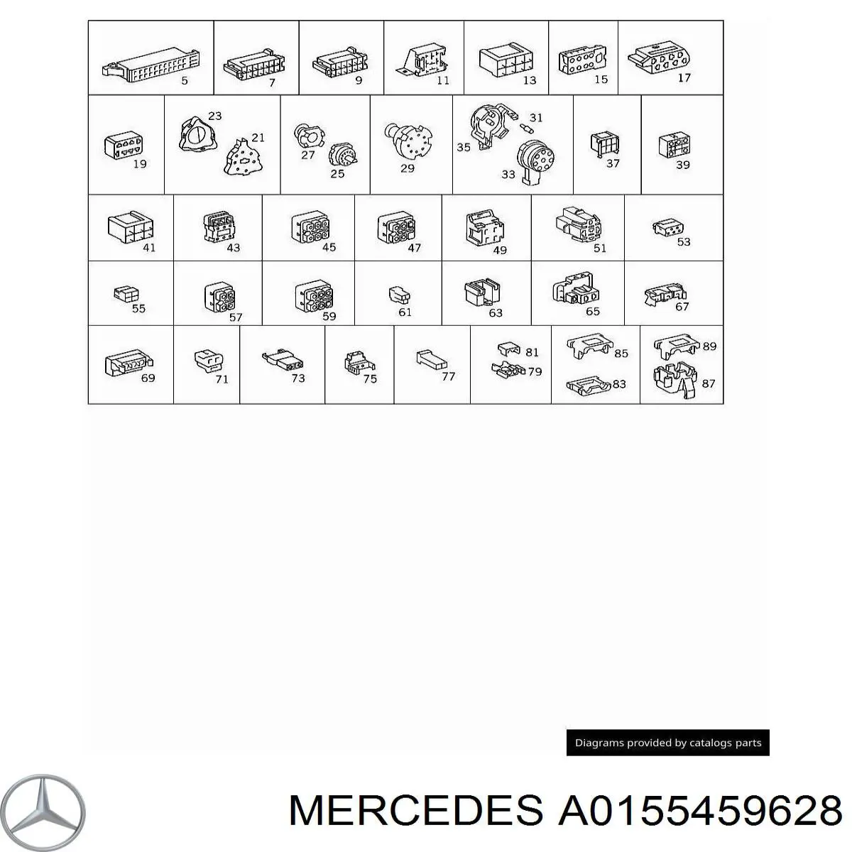Купить 0155459628 Mercedes 
