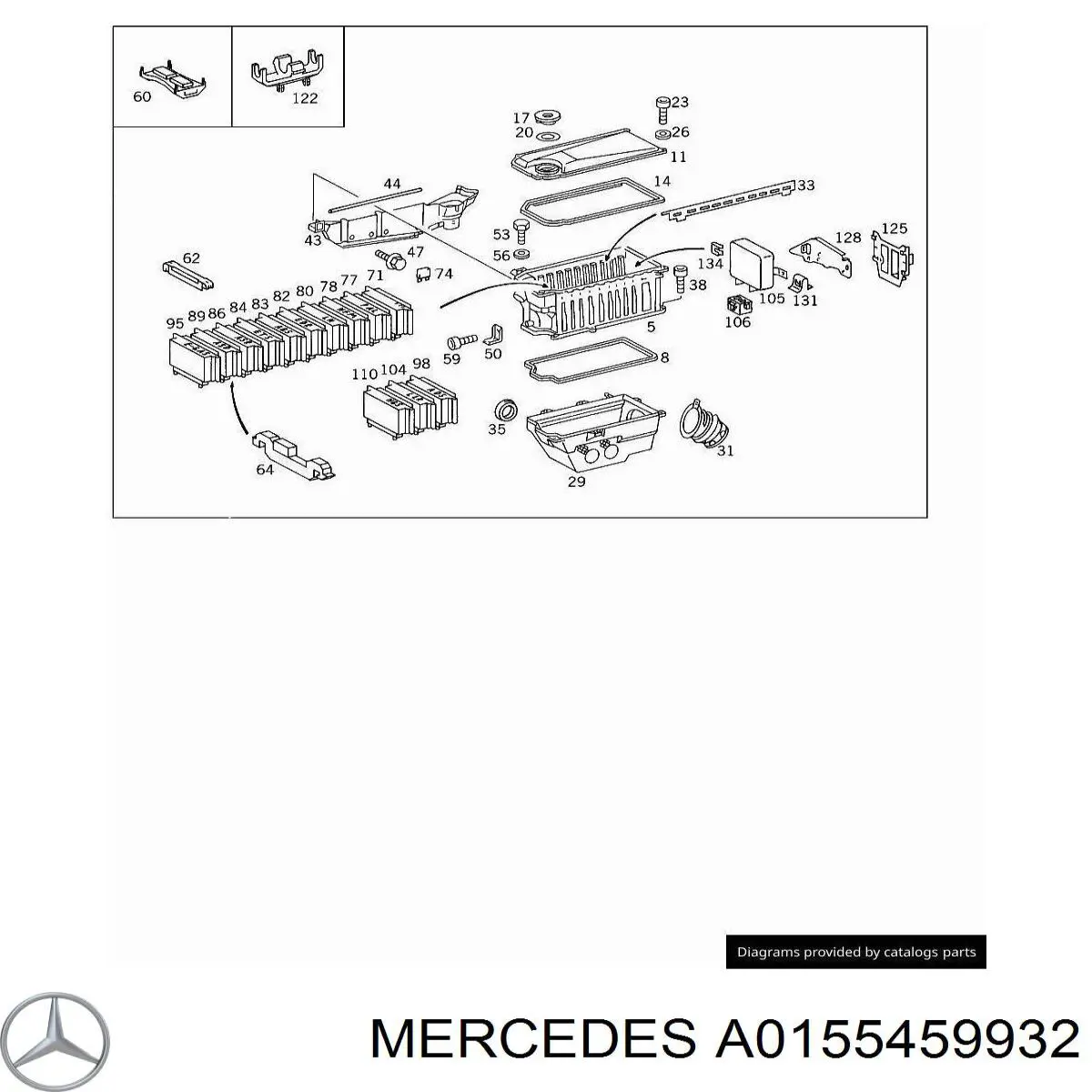 0155459932 Mercedes 