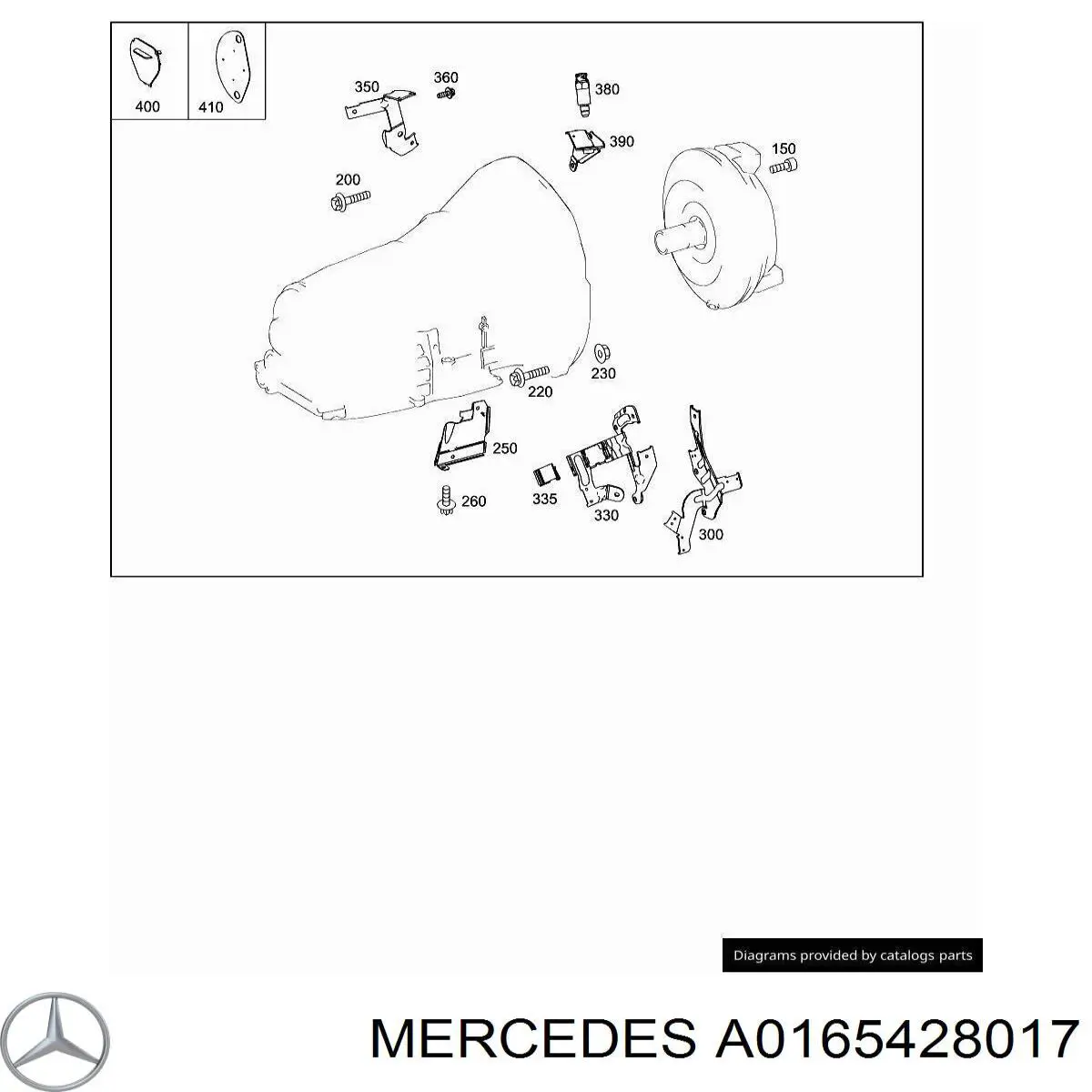 165428017 Mercedes датчик коленвала