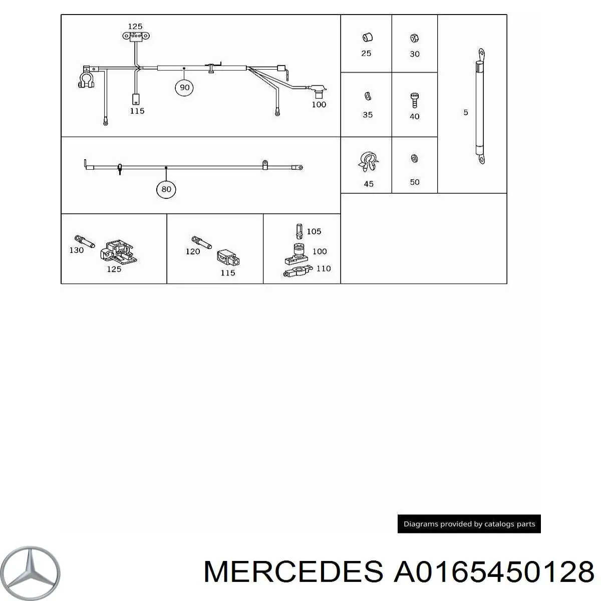 0165450128 Mercedes 