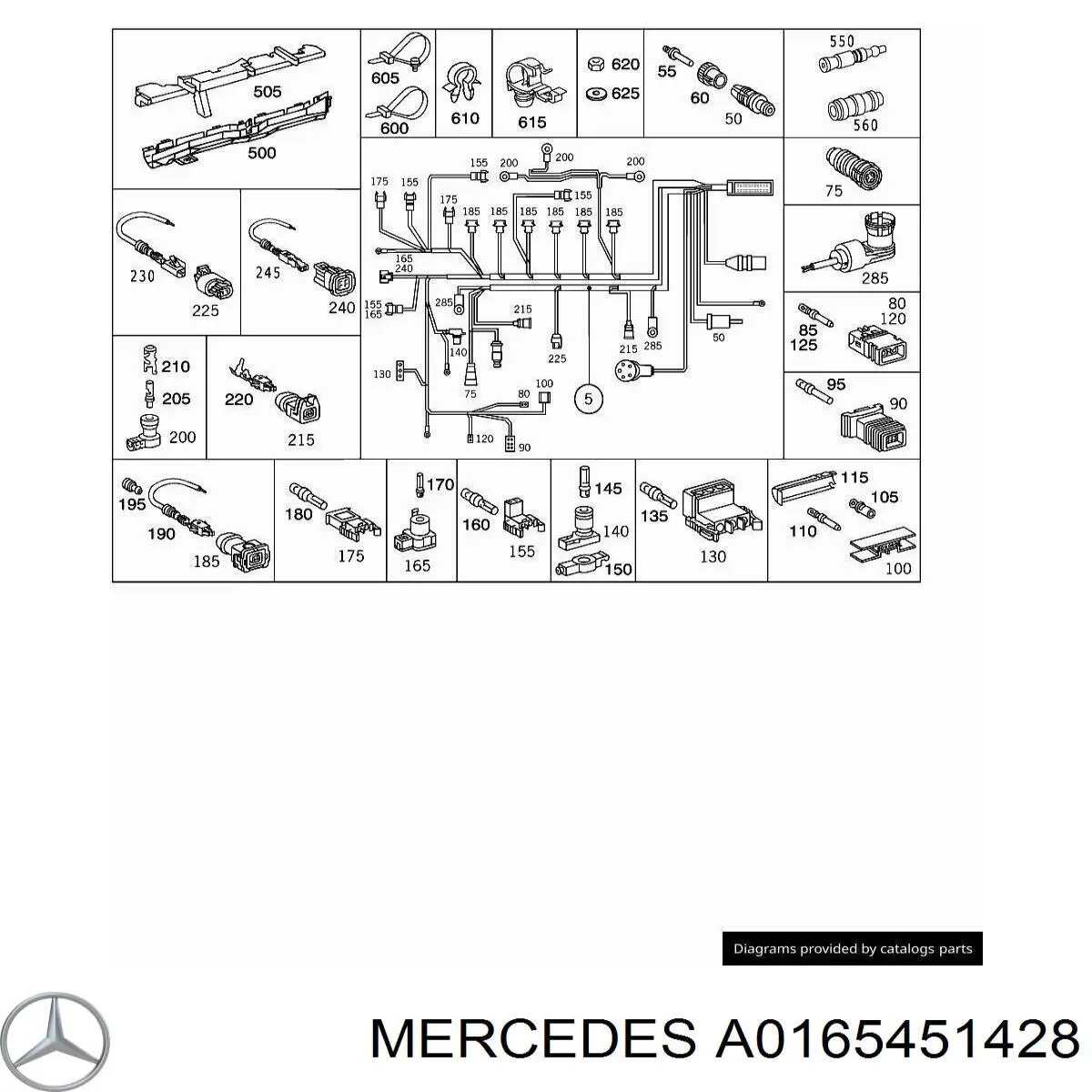  Mercedes A0165451428 цена, от 6.28 USD