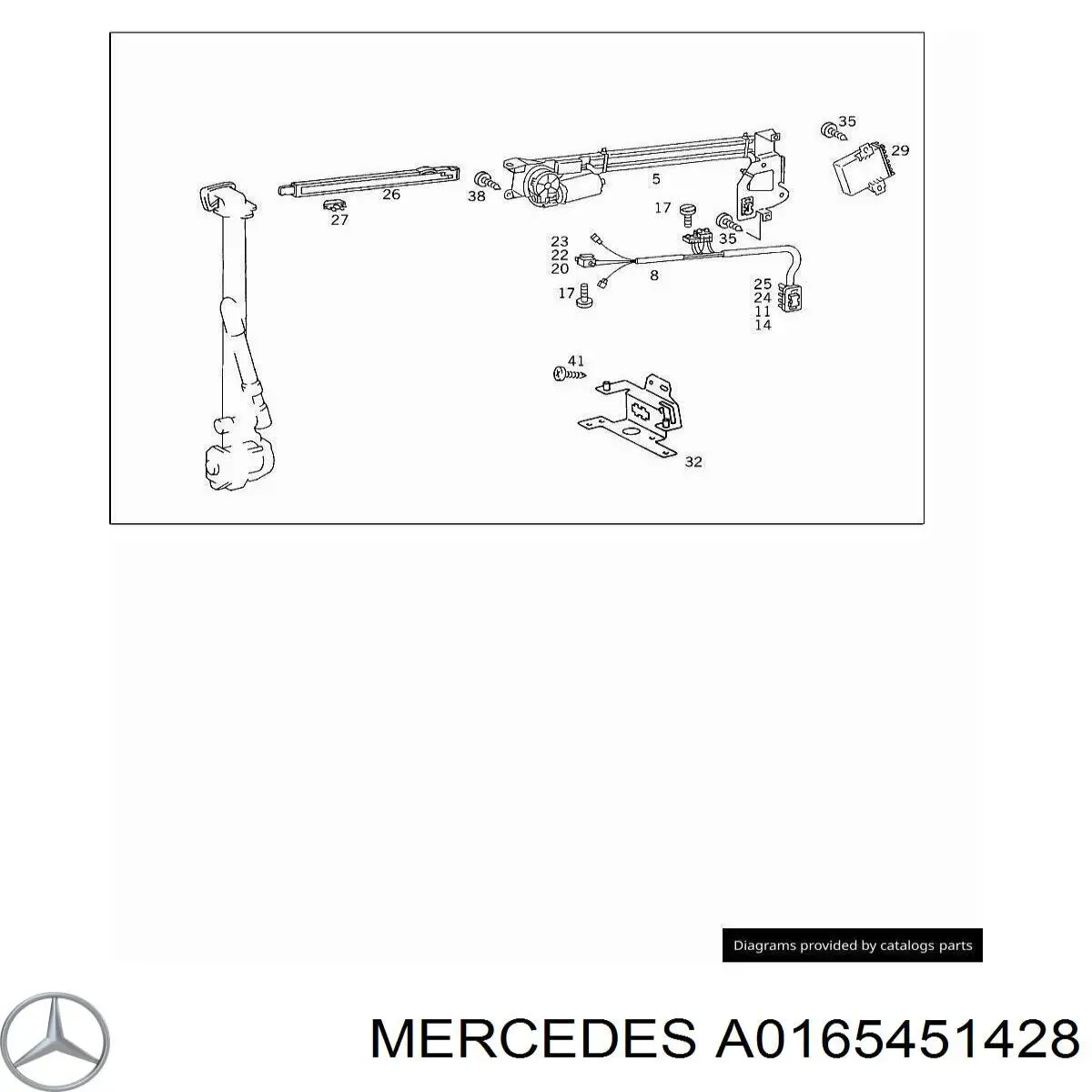 Купить A0165451428 Mercedes 