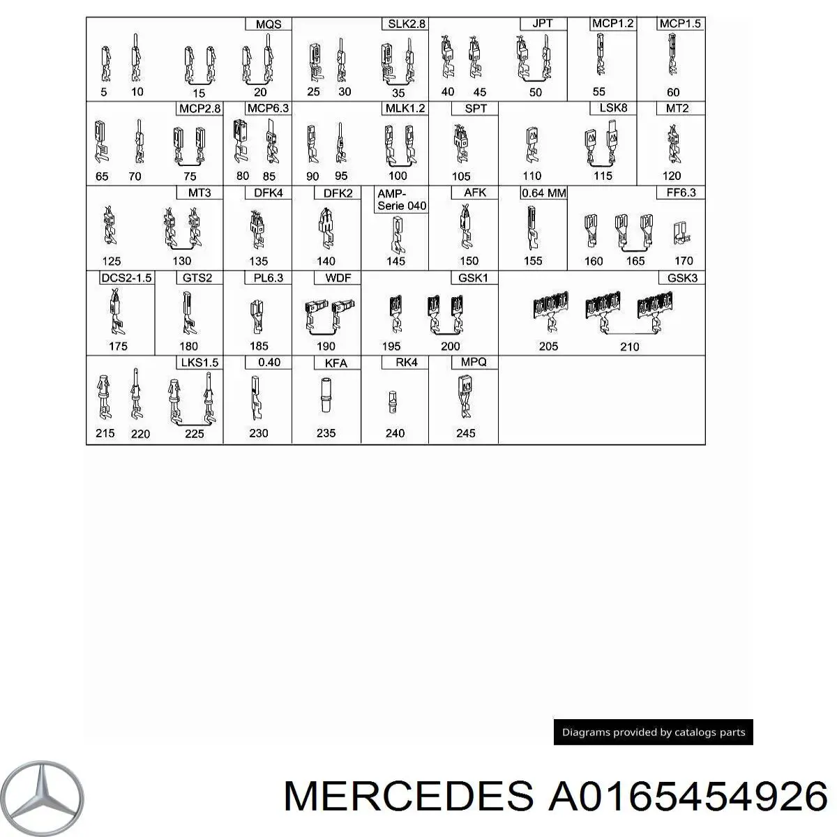 A0165454926 Mercedes 